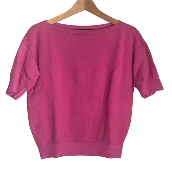 Ann Taylor Women’s Small Pink Lightweight Knit Sweater Nylon Cotton Rayon Blend - Picture 8 of 8